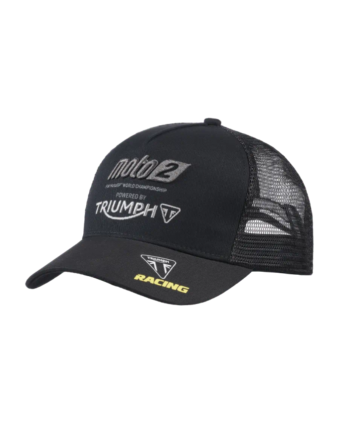 Moto2 GP Triumph Racing Back Print T shirt in Black Casual Clothing